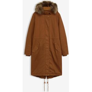 bonprix Wattierter Long-Parkabraun 42Damen bonprix Wattierter Long-Parkabraun 42Damen