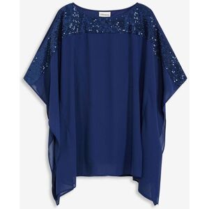 bonprix Tunika mit Paillettenblau 36Damen bonprix Tunika mit Paillettenblau 36Damen