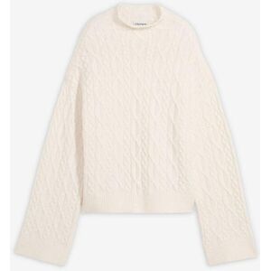 bonprix Zopfstrick Pulloverweiß 48Damen bonprix Zopfstrick Pulloverweiß 48Damen