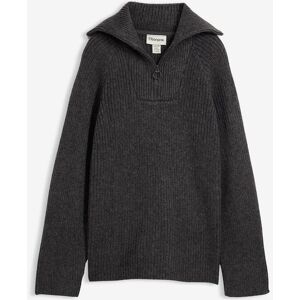bonprix Lockerer Gerippter Troyergrau 44Damen bonprix Lockerer Gerippter Troyergrau 44Damen