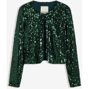 bonprix Pailletten-Jackegrün 36Damen bonprix Pailletten-Jackegrün 36Damen