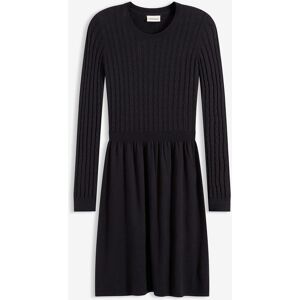 bonprix Strickkleid aus Viskose-Mixschwarz 48Damen bonprix Strickkleid aus Viskose-Mixschwarz 48Damen