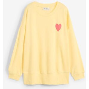 bonprix Oversized-Sweatshirt aus Bio-Baumwollegelb 52Damen bonprix Oversized-Sweatshirt aus Bio-Baumwollegelb 52Damen
