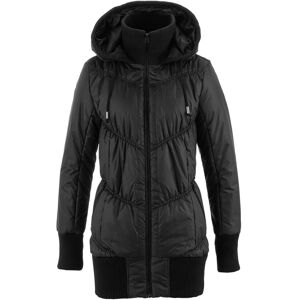 bonprix Steppjacke mit breitem Komfortbund und Kapuzeschwarz 40Damen bonprix Steppjacke mit breitem Komfortbund und Kapuzeschwarz 40Damen