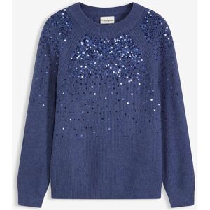 bonprix Pullover mit Paillettenblau 36Damen bonprix Pullover mit Paillettenblau 36Damen