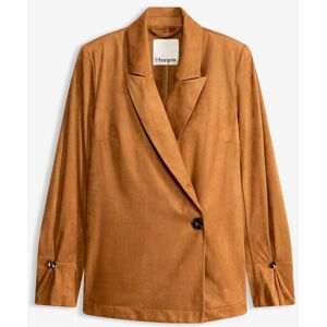 bonprix Velourslederimitat Blazerbraun 52Damen bonprix Velourslederimitat Blazerbraun 52Damen