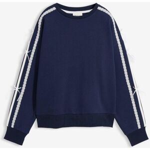 bonprix Oversize-Sweatshirt aus weichem Baumwoll-Mixblau 52Damen bonprix Oversize-Sweatshirt aus weichem Baumwoll-Mixblau 52Damen