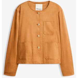 bonprix Velourslederimitat-Jackebraun 40Damen bonprix Velourslederimitat-Jackebraun 40Damen