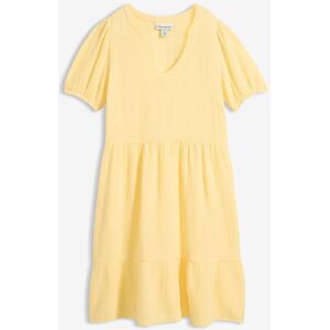 bonprix Oversized-Kleid aus Baumwoll-Musselingelb 48Damen bonprix Oversized-Kleid aus Baumwoll-Musselingelb 48Damen