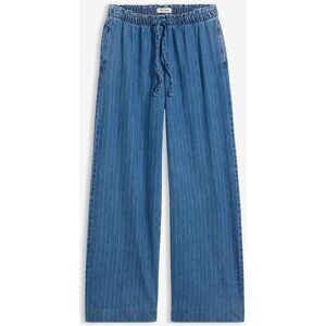 bonprix Pull On Wide-Leg-Jeans, Baumwolleblau 52Damen bonprix Pull On Wide-Leg-Jeans, Baumwolleblau 52Damen