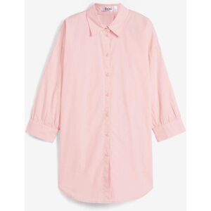 bonprix Oversize-Hemd aus Baumwolle mit 3/4 Armrosa 44Damen bonprix Oversize-Hemd aus Baumwolle mit 3/4 Armrosa 44Damen