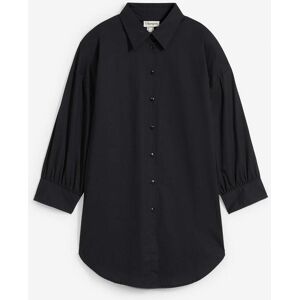bonprix Oversize-Hemd aus Baumwolle mit 3/4 Armschwarz 48Damen bonprix Oversize-Hemd aus Baumwolle mit 3/4 Armschwarz 48Damen