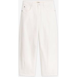 bonprix Barrel-Hose aus elastischem Baumwoll-Mixweiß 52Damen bonprix Barrel-Hose aus elastischem Baumwoll-Mixweiß 52Damen