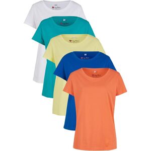 bonprix Rundhals-Shirt (5er-Pack)orange 40Damen bonprix Rundhals-Shirt (5er-Pack)orange 40Damen