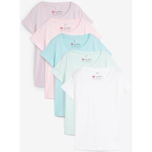 bonprix Rundhals-Shirt (5er-Pack)rosa 40Damen bonprix Rundhals-Shirt (5er-Pack)rosa 40Damen