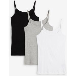 bonprix Spaghettiträger-Top (3er-Pack)weiß 36Damen bonprix Spaghettiträger-Top (3er-Pack)weiß 36Damen