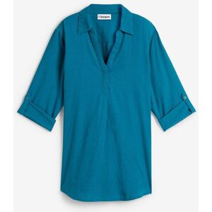 bonprix Leinen-Bluse, 3/4-Armpetrol 38Damen bonprix Leinen-Bluse, 3/4-Armpetrol 38Damen