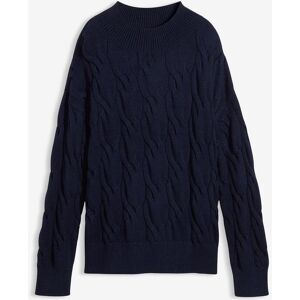 bonprix Oversize-Pullover aus softem Viskose-Mixblau 36Damen bonprix Oversize-Pullover aus softem Viskose-Mixblau 36Damen