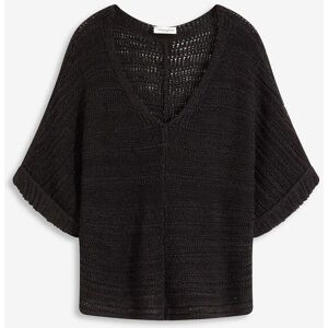bonprix Grobstrick-Pullover aus Bändchengarnschwarz 44Damen bonprix Grobstrick-Pullover aus Bändchengarnschwarz 44Damen