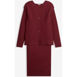 bonprix Strickkleid und Pullunder (2-tlg.Set)rot 52Damen bonprix Strickkleid und Pullunder (2-tlg.Set)rot 52Damen