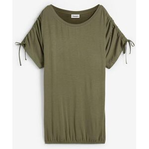 bonprix Shirt aus fließender Viskosegrün 40Damen bonprix Shirt aus fließender Viskosegrün 40Damen