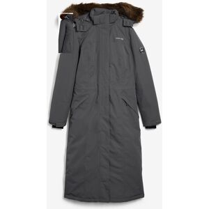 bonprix wasserdichter Outdoor-Mantel mit Fellimitatgrau 48Damen bonprix wasserdichter Outdoor-Mantel mit Fellimitatgrau 48Damen
