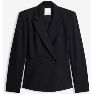 bonprix Blazer-Jacke mit Peplumschwarz 40Damen bonprix Blazer-Jacke mit Peplumschwarz 40Damen