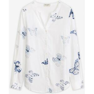 bonprix Viskose Bluse bedrucktweiß 50Damen bonprix Viskose Bluse bedrucktweiß 50Damen