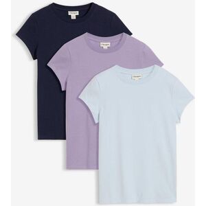bonprix T-Shirt (3er Pack)lila 48Damen bonprix T-Shirt (3er Pack)lila 48Damen