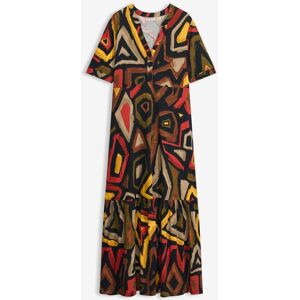 bonprix Maxikleid aus softem Viskose-Mixrot 52Damen bonprix Maxikleid aus softem Viskose-Mixrot 52Damen