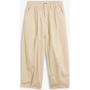 bonprix Barrel-Hose aus Baumwoll-Mixbeige 46Damen bonprix Barrel-Hose aus Baumwoll-Mixbeige 46Damen