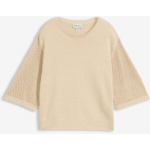 bonprix Pullover aus Baumwoll-Mixbeige 36Damen bonprix Pullover aus Baumwoll-Mixbeige 36Damen