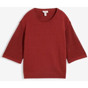 bonprix Pullover aus Baumwoll-Mixrot 48Damen bonprix Pullover aus Baumwoll-Mixrot 48Damen