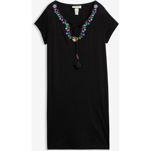 bonprix Flammgarn-Jerseykleid aus reiner Baumwolleschwarz 36Damen bonprix Flammgarn-Jerseykleid aus reiner Baumwolleschwarz 36Damen