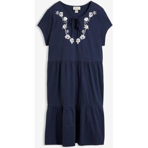 bonprix Baumwoll Tunika-Kleid, kurzarmblau 36Damen bonprix Baumwoll Tunika-Kleid, kurzarmblau 36Damen