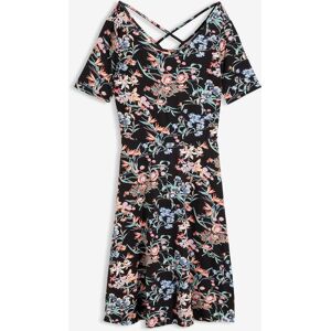bonprix Knieumspielendes Jerseykleid in A-Linieschwarz 48Damen bonprix Knieumspielendes Jerseykleid in A-Linieschwarz 48Damen