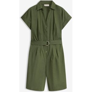 bonprix Jumpsuit mit Bindegürtelgrün 40Damen bonprix Jumpsuit mit Bindegürtelgrün 40Damen