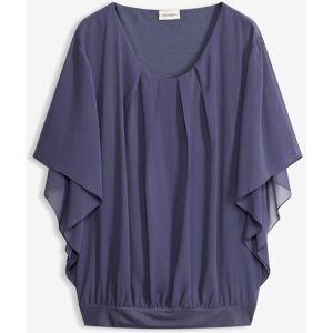 bonprix Chiffonbluse mit Untertopblau 38Damen bonprix Chiffonbluse mit Untertopblau 38Damen