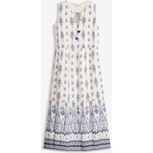bonprix Maxikleid aus fließender Viskoseweiß 42Damen bonprix Maxikleid aus fließender Viskoseweiß 42Damen