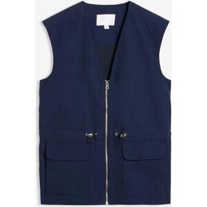 bonprix Weste mit Tunnelzugblau 36Damen bonprix Weste mit Tunnelzugblau 36Damen