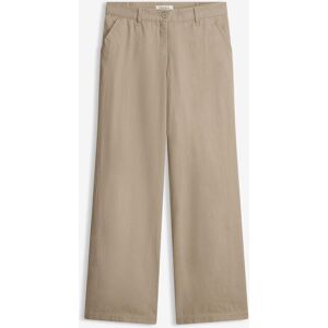 bonprix Webhose aus Leinen-Baumwoll-Mixbraun 46Damen bonprix Webhose aus Leinen-Baumwoll-Mixbraun 46Damen