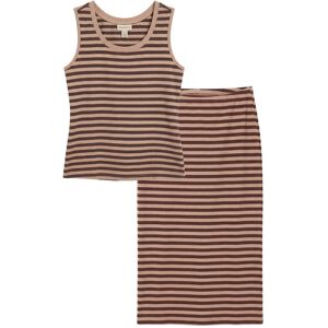 bonprix Top und Rock aus elastischem Baumwoll-Mix (2-tlg.Set)braun 44Damen bonprix Top und Rock aus elastischem Baumwoll-Mix (2-tlg.Set)braun 44Damen