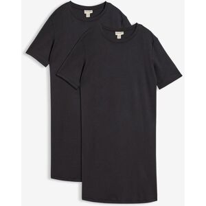 bonprix Shirtkleid (2er-Pack)schwarz 44Damen bonprix Shirtkleid (2er-Pack)schwarz 44Damen