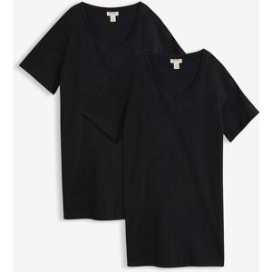 bonprix Oversize-Kleid mit aus reiner Baumwolle (2er Pack)schwarz 48Damen bonprix Oversize-Kleid mit aus reiner Baumwolle (2er Pack)schwarz 48Damen