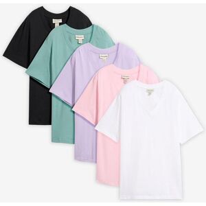 bonprix Longshirt (5er-Pack)lila 56Damen bonprix Longshirt (5er-Pack)lila 56Damen