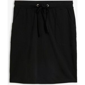 bonprix Stretch-Rock aus Bio-Baumwolle mit Stretchschwarz 52Damen bonprix Stretch-Rock aus Bio-Baumwolle mit Stretchschwarz 52Damen