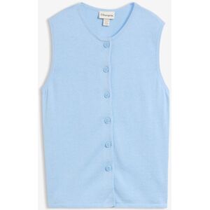 bonprix Weste aus sommerlichem Strickblau 44Damen bonprix Weste aus sommerlichem Strickblau 44Damen