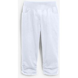 bonprix Capri-Hose aus Baumwoll-Mixweiß 50Damen bonprix Capri-Hose aus Baumwoll-Mixweiß 50Damen
