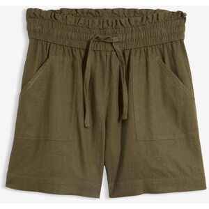 bonprix Shorts mit Leinengrün 46Damen bonprix Shorts mit Leinengrün 46Damen