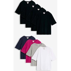 bonprix T-Shirt (8er Pack)schwarz 44Damen bonprix T-Shirt (8er Pack)schwarz 44Damen